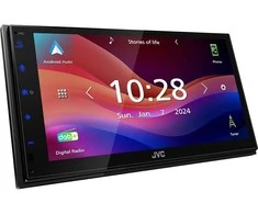 Automagnetola JVC, KW-M695DBW 2-DIN AV grotuvas su 6.8" ekranu, Bluetooth