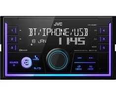 Automagnetola JVC, KW-X850BT 2-DIN USB MP3 magnetola su AUX ir Bluetooth