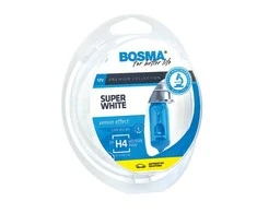 Bosma Komplektas H4, P43t, 60/55W, baltos