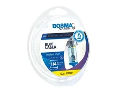 Bosma komplektas H4, P43t 60/55W, mėlyna