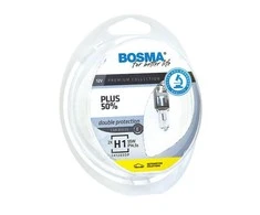 Bosma lempučių komplektas H1, P14.5s, 55W, optiplus +50%