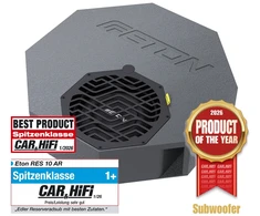 ETON, RES10AR, 25 cm žemų dažnių kolonėlė su stiprintuvu