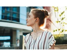 JVC, HA-FR17UC-WU, baltos sp. dinaminės ausinės