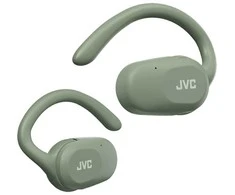 JVC, HA-NP40T-GU, žalios sp. dinaminės ausinės