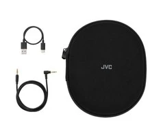 JVC, HA-S100N-BU, juodos sp. dinaminės ausinės