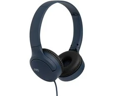 JVC, HA-S33UC-AU, mėlynos sp. dinaminės ausinės, mikrofonas