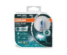 Osram lemputės, H4, COOL Mėlynas Intense, NextGen, 5000K 60/55W 64193