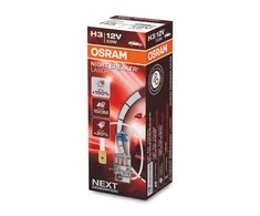 Osram lemputės Night Breaker lazerinis,+150%, H3, 55W, 1vnt. 64151NL