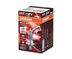 Osram lemputės Night Breaker lazerinis,+150%, H7, 55W, 1vnt 64210NL