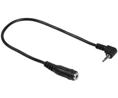 Perėjimas Jack 3.5 stereo female-2.5 stereo male su laidu