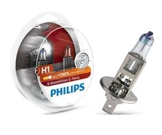 Philips lemputės X-Treme Vision G-Force +130%, H1, 55W, DUO 12258