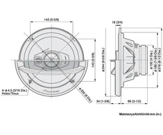 Pioneer bendraašiai garsiakalbiai TS-A2013I