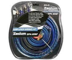 ZEALUM, ZPK-20S2 laidų rinkinys garso stiprintuvui, 20mm²