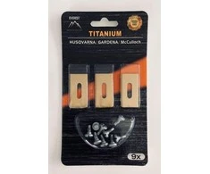Titaninių peiliukų rinkinys (9 vnt. 35 mm) Gardena, Husqvarna robotui žoliapjovei