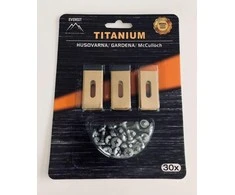 Titaninių peiliukų rinkinys (30 vnt. 35 mm) Gardena, Husqvarna robotui vejapjovei