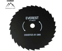 Universalus pjovimo diskas 30 dantys skersmens anga 25,4 mm plotis 255 mm storio 1,8 mm