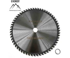 Everest Universalus pjovimo diskas 60 dantys skersmens anga 25,4 mm plotis 255 mm storio 1,4 mm
