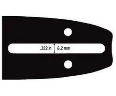 Universalus PJOVIMO JUOSTA 12"/ 30cm 3/8LP 1,3mm 45 narelių.