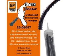Universalus PJOVIMO VALAS - SAW LINE 3,0mm 50 VNT. 30cm