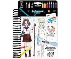 Buki France Buki Professional Studio Manga Colouring Book
