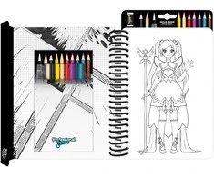 Buki France Buki Professional Studio Manga Colouring Book