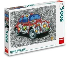 Dino Dėlionė 500 vnt. - Volkswagen
