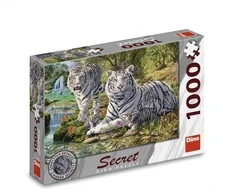 Dėlionė Dino Secret Puzzle 1000 Pieces: Baltas Tiger