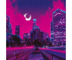 Dėlionė Ravensburger Neon Puzzle 500 Pieces: Los Angeles