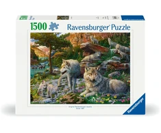 Ravensburger Dėlionė 1500 vnt. - Vilkų šeima