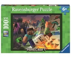 Ravensburger XXL Dėlionė 100 vnt. - Minecraft