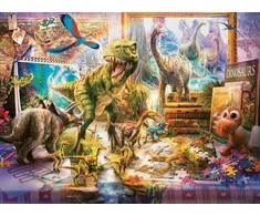 Ravensburger Dėlionė 100 vnt. - Dinozaurų pabėgimas