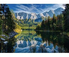 Ravensburger Dėlionė 1000 vnt. - Eibsee ežeras, Vokietija