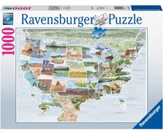 Ravensburger Dėlionė 1000 vnt. - Žemėlapis