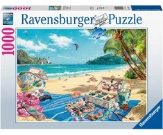 Ravensburger Dėlionė 1000 vnt. - Jūros kriauklių kolekcija