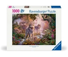 Ravensburger Dėlionė 1000 vnt. - Vilkų šeima