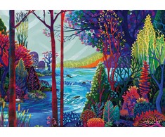 Ravensburger Dėlionė 1000 vnt. - Indigo miškas