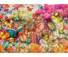 Ravensburger Dėlionė 1000 vnt. - Laikas su knyga