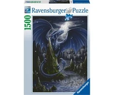 Ravensburger Dėlionė 1500 vnt. - Juodas drakonas