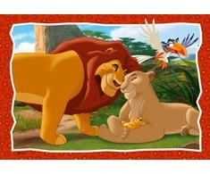 Ravensburger dėlionė 2x24 vnt. - Liūtas karalius