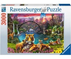 Ravensburger Dėlionė 3000 vnt. - Tigrai lagūnoje
