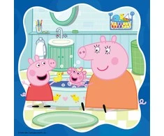 Ravensburger Dėlionė 3x49 vnt. - Peppa Pig su šeima