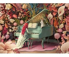 Ravensburger Dėlionė 500 vnt. - Triušis ant pianino