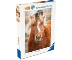 Ravensburger Dėlionė 500 vnt. - Ponis ir katė