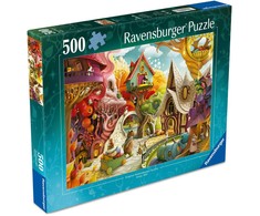 Ravensburger Dėlionė 500 vnt. - Namai, namučiai