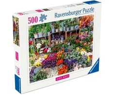 Ravensburger Dėlionė 500 vnt. - Gėlių turgus Prancūzijoje