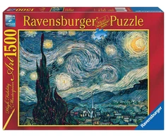 Ravensburger Dėlionė 1500 vnt. - Vincentas van Gogas: Žvaigždėta naktis