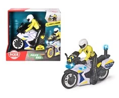 Dickie padažo policijos motociklas 17 cm