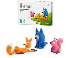 HEY CLAY Modeling Clay miško gyvūnų pasirinkimas 1