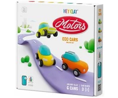 HEY CLAY Modeliuojantys molio ekologiški automobiliai su ratais