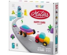 HEY CLAY Modeliuojantys molio laimingi automobiliai su ratais